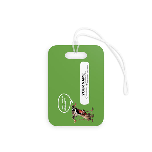 This Is Not Your Bag - Customized Green Luggage Tag