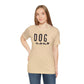 Dog Mom - Black Letters Unisex Tshirt