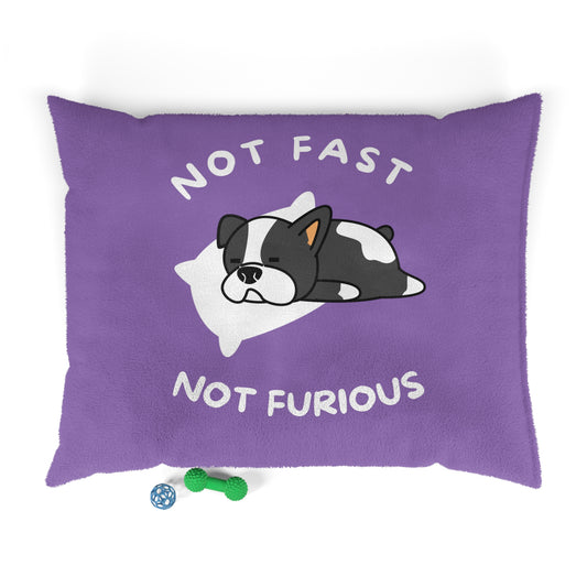 Not Fast Not Furiuos - Purple Pet Bed