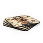 Smiling Dog - "Treat Junkie" Corkwood Coaster Set