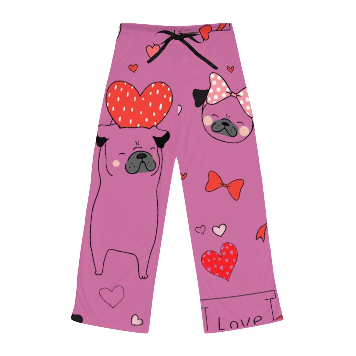 Puppy Love - Women's Pink Pajama Pants