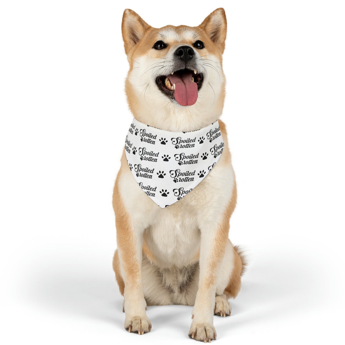 Spoiled Rotten - Pet Bandana Collar