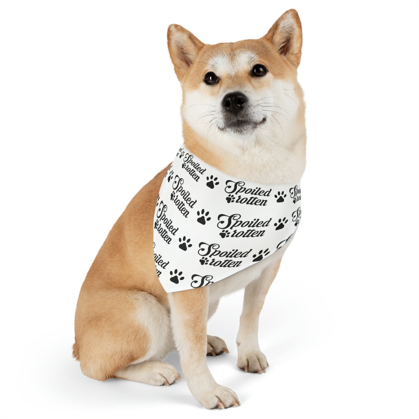 Spoiled Rotten - Pet Bandana Collar