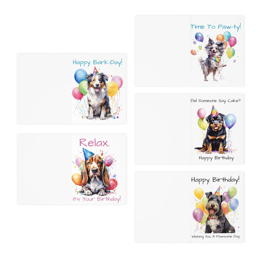 Birthday Dog Card Bundle (5-Pack)