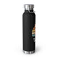 The Coolest Cat Daddy - Black 22oz Vacuum Insulated Bottle.