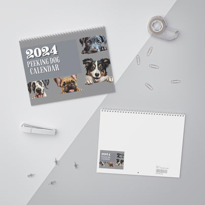 Peeking Dog Calendar (2024)