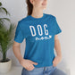 Dog Mom - White Letters Unisex Tshirt