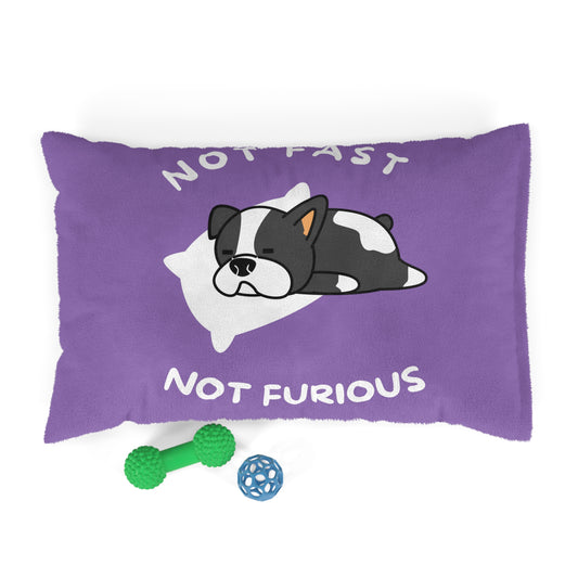 Not Fast Not Furiuos - Purple Pet Bed